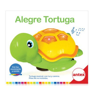 Tortuga Alegre con Sonido, Luz y Movimiento Antex