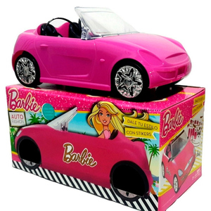 Auto Convertible Barbie con stickers
