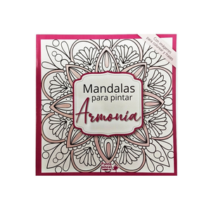 Mini Librito de Mandalas, ideal para Colorear imágenes y frases de ARMONÍA