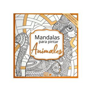 Mini Librito de Mandalas, ideal para Colorear imágenes y frases de ANIMALES