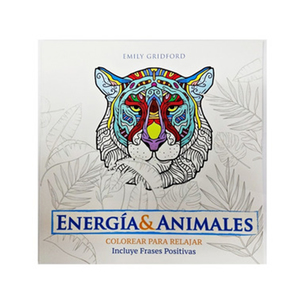 Mini Librito de Mandalas, ideal para Colorear imágenes + frases de Energía y Animales