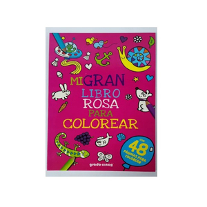 Mi Gran Libro Rosa para Colorear 