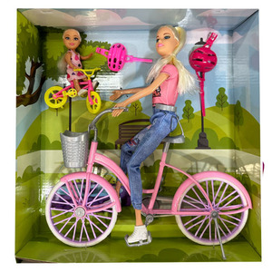 Muñeca Tiny Y Lola Paseo En Bici